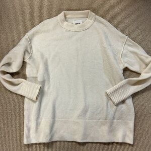 Aerie Cozy white oversized sweater